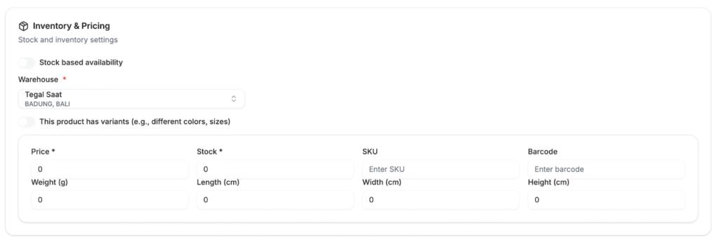 Fitur Product di Baiko image