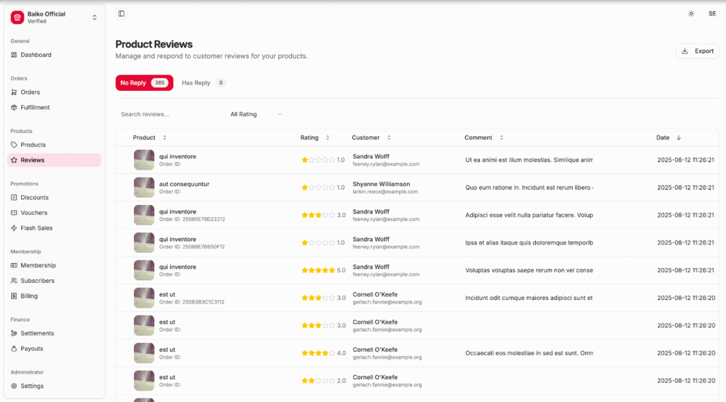 Panduan Menggunakan Fitur Review di Seller Baiko image